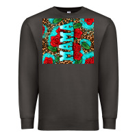 Smoke rose leopard mama Premium Sweatshirt - AdoDesignShop