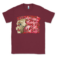 Burgundy valentine's day you moo ve me charolais cow Classic Tee - RanaPortraitStore