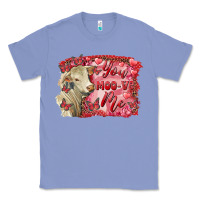 Colony Blue valentine's day you moo ve me charolais cow Classic Tee - RanaPortraitStore