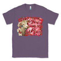 Lavender valentine's day you moo ve me charolais cow Classic Tee - RanaPortraitStore