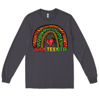 Smoke juneteenth rainbow Long Sleeve Tee - Zillion Design Studio