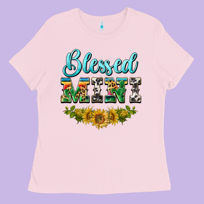 Blessed Mini Ladies Tee Designed By Barkaloodesign