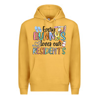 Mustard every bunny loves our residents Premium Hoodie - MaliasSmallBusiness