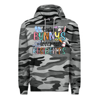 Slate Camo every bunny loves our residents Premium Hoodie - MaliasSmallBusiness