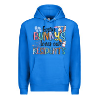 True Royal every bunny loves our residents Premium Hoodie - MaliasSmallBusiness