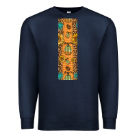 Navy pumpkin fall Premium Sweatshirt - BundleAndBundleShop