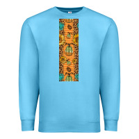 Ocean Blue pumpkin fall Premium Sweatshirt - BundleAndBundleShop