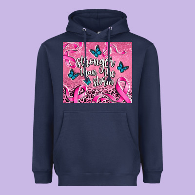 Stronger Than The Stormcancer Heavyweight Hoodie Designed By Adodesignshop