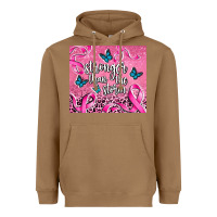 Toasted Coconut stronger than the stormcancer Heavyweight Hoodie - AdoDesignShop