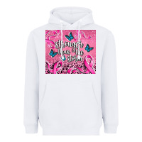 White stronger than the stormcancer Heavyweight Hoodie - AdoDesignShop