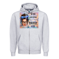 Heather Grey never underestimate a woman who does all things th Zipper Hoodie - texasbilliewilder