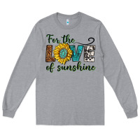 Heather Grey for the love of sunshine Long Sleeve Tee - texasbilliewilder