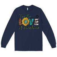 Navy for the love of sunshine Long Sleeve Tee - texasbilliewilder