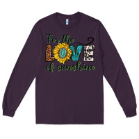 Plum for the love of sunshine Long Sleeve Tee - texasbilliewilder