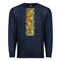 Navy pumpkin fall Premium Sweatshirt - BundleAndBundleShop
