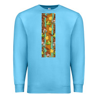 Ocean Blue pumpkin fall Premium Sweatshirt - BundleAndBundleShop