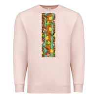 Pale Pink pumpkin fall Premium Sweatshirt - BundleAndBundleShop