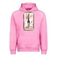 Fuchsia Pink hair stylist Urban Hoodie - MaliasSmallBusiness