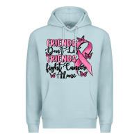 Blue Mist friends dont let friends fight cancer alone Premium Hoodie - MaliasSmallBusiness