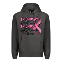 Charcoal Heather friends dont let friends fight cancer alone Premium Hoodie - MaliasSmallBusiness