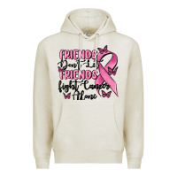 Oatmeal Heather friends dont let friends fight cancer alone Premium Hoodie - MaliasSmallBusiness