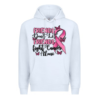 White friends dont let friends fight cancer alone Premium Hoodie - MaliasSmallBusiness