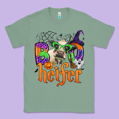Boo Heifer Classic Tee Designed By Zillion Design Studio