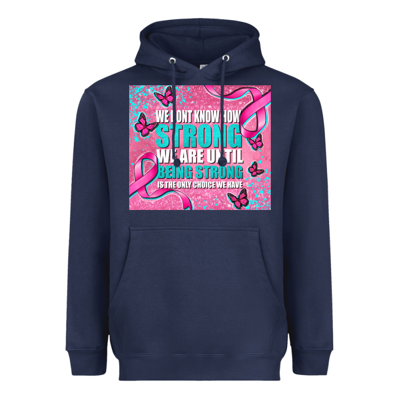 Pink Ribbon Cancer Heavyweight Hoodie by AdoDesignShop | Teevron