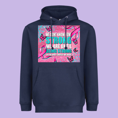 Pink Ribbon Cancer Heavyweight Hoodie Designed By Adodesignshop