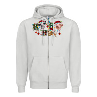 Dove Grey hohoho farm animals Zipper Hoodie - RanaPortraitStore