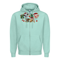 Seafoam hohoho farm animals Zipper Hoodie - RanaPortraitStore