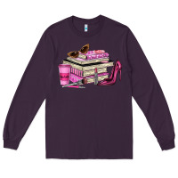Plum girl boss lady Long Sleeve Tee - texasbilliewilder