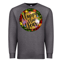 Charcoal Heather christmas happy new year Premium Sweatshirt - Artiststas