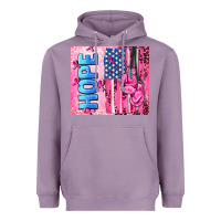 Lavender hope  breast cancer and american flag Heavyweight Hoodie - AdoDesignShop
