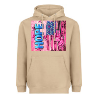 Mushroom hope  breast cancer and american flag Heavyweight Hoodie - AdoDesignShop