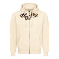 Sandshell hohoho christmas cows Zipper Hoodie - RanaPortraitStore