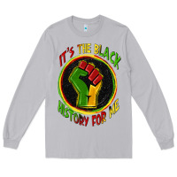 Moon Dust it's the black history for me Long Sleeve Tee - Zillion Design Studio