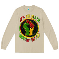 Mushroom it's the black history for me Long Sleeve Tee - Zillion Design Studio