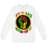 White it's the black history for me Long Sleeve Tee - Zillion Design Studio