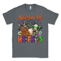 Charcoal Heather beware of heifers Classic Tee - Zillion Design Studio