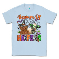 Dusty Blue beware of heifers Classic Tee - Zillion Design Studio