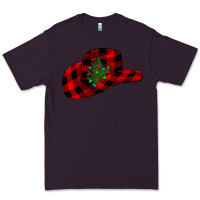Plum cowboy christmas Premium Tee - CowhideDigitalArt