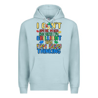 Blue Mist dont speak much because im brilliant Premium Hoodie - MaliasSmallBusiness