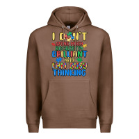 Chestnut dont speak much because im brilliant Premium Hoodie - MaliasSmallBusiness