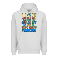 Dove Grey dont speak much because im brilliant Premium Hoodie - MaliasSmallBusiness