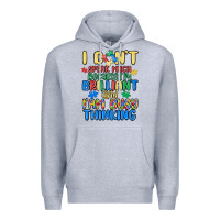 Heather Grey dont speak much because im brilliant Premium Hoodie - MaliasSmallBusiness