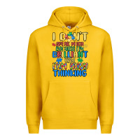 Lemon dont speak much because im brilliant Premium Hoodie - MaliasSmallBusiness