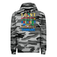 Slate Camo dont speak much because im brilliant Premium Hoodie - MaliasSmallBusiness