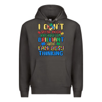 Smoke dont speak much because im brilliant Premium Hoodie - MaliasSmallBusiness