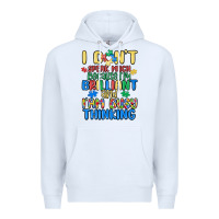 White dont speak much because im brilliant Premium Hoodie - MaliasSmallBusiness